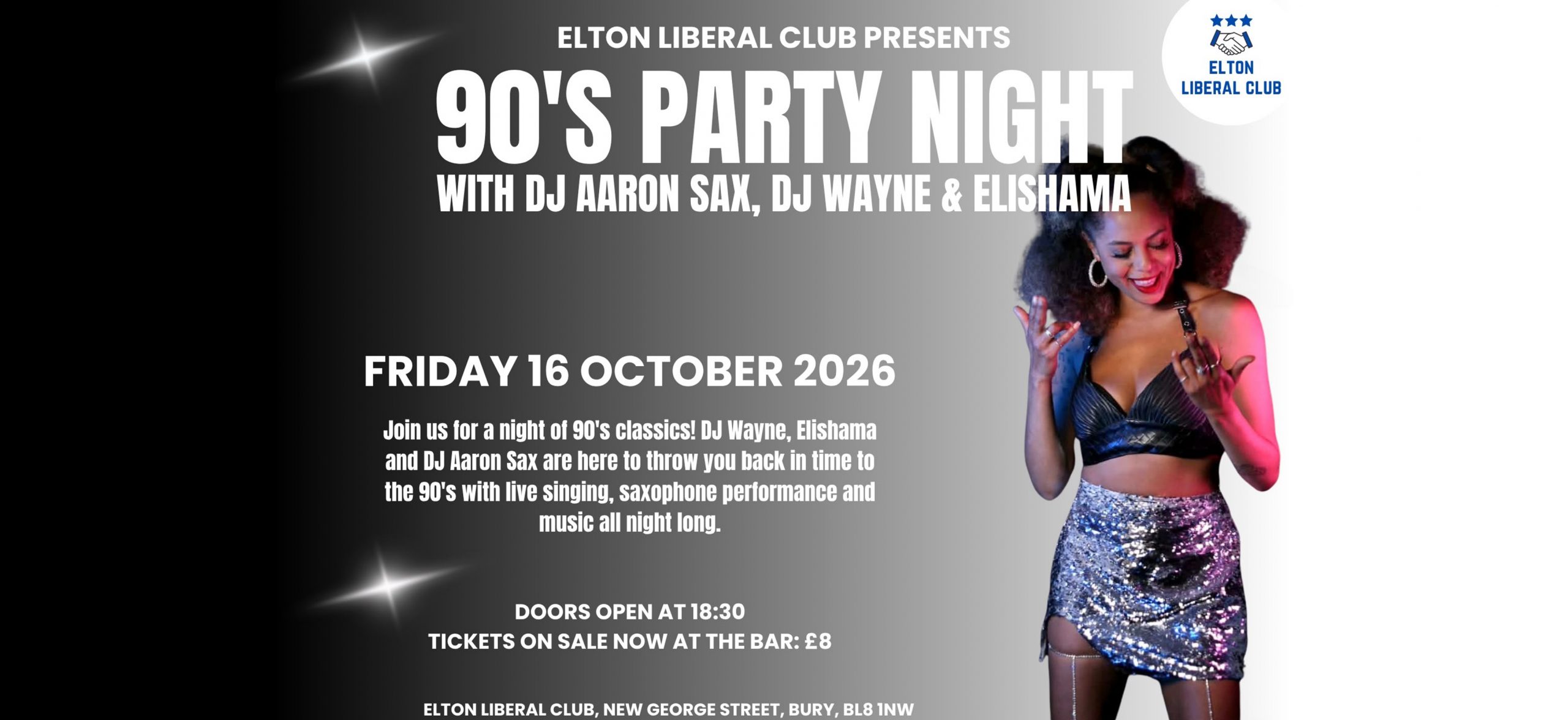 90’s Night – 16th October