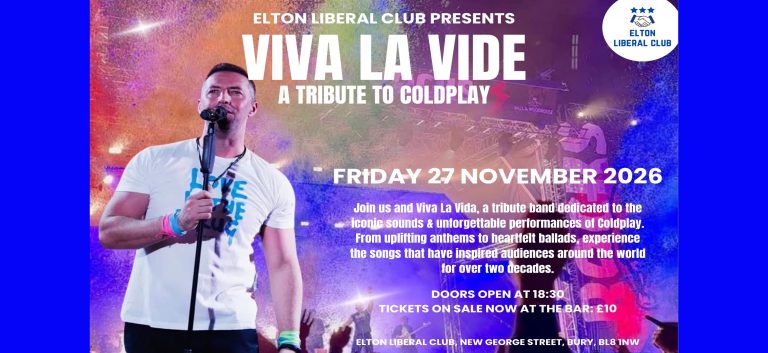 Coldplay Tribute – 27th November